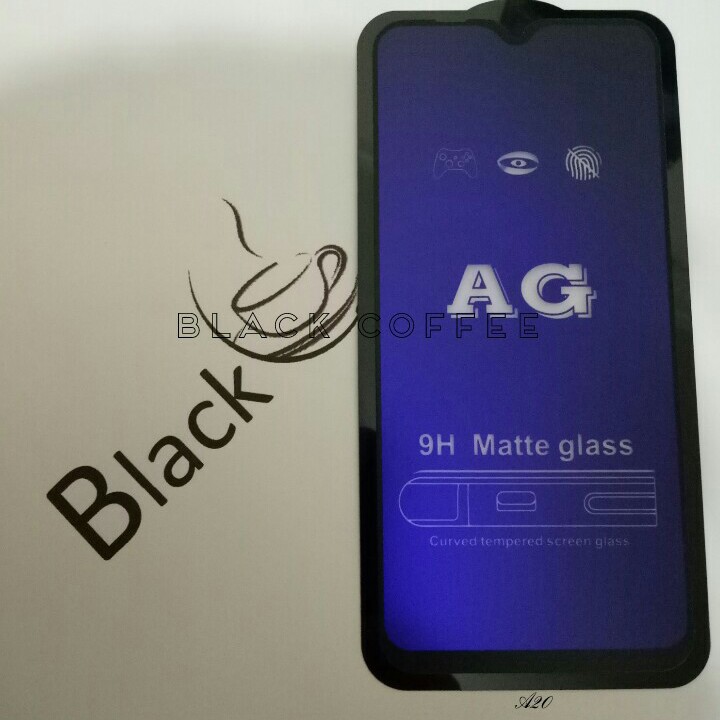 Tempered glass glare samsung A20 2019 screen protector matte