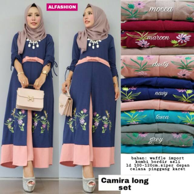 SETELAN CELANA AMIRA LONG SET