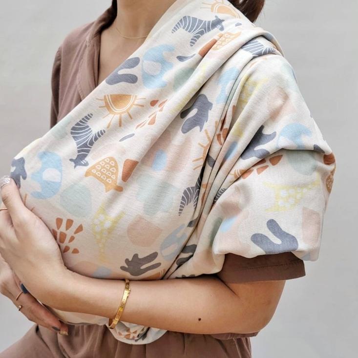 LANGSUNG ATC.. YOBO Simple Stretchy Sling | GENDONGAN BAYI KAOS (GEOS)