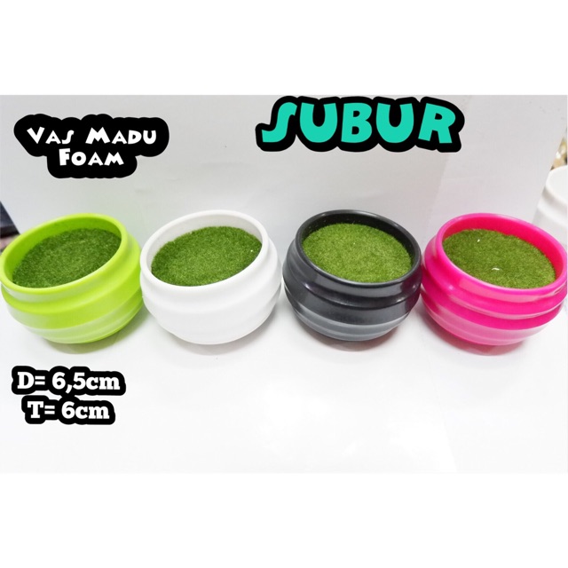 Pot Madu Foam / Pot Tawon Foam plastik / Pot Plastik / Vas Plastik / Pot Bunga / Vas Bunga