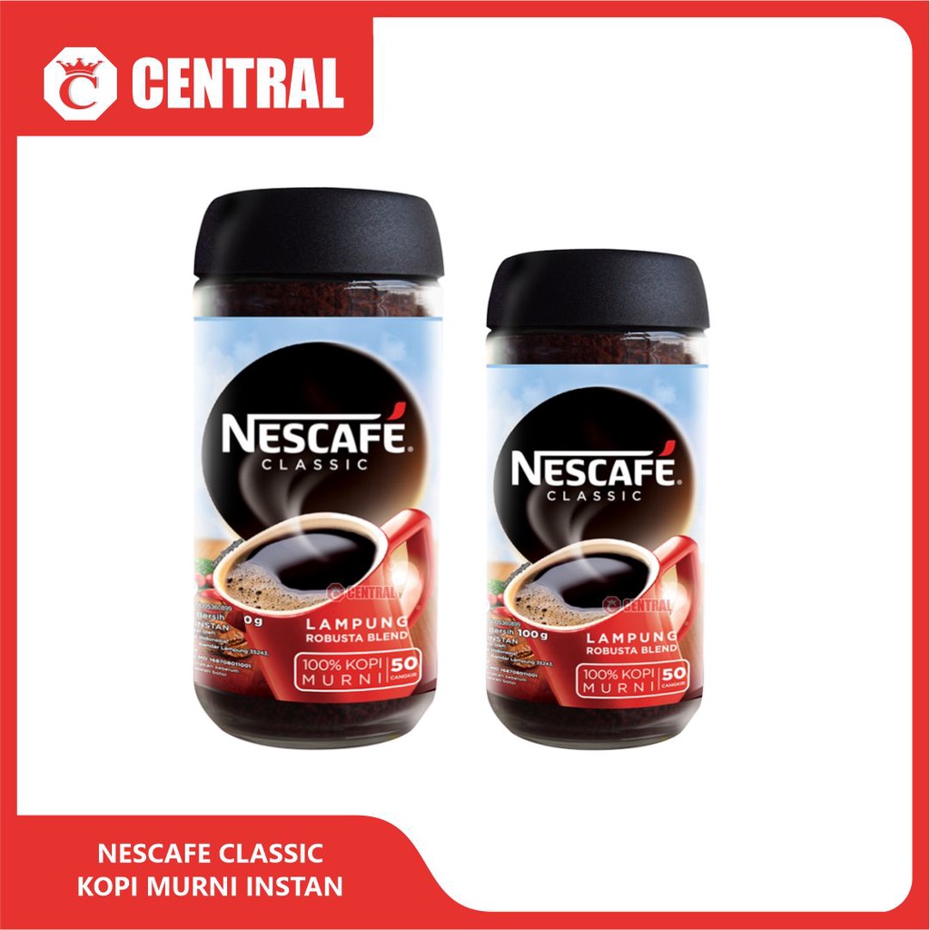 

NESCAFE CLASSIC KOPI INSTAN KOPI MURNI 200GR
