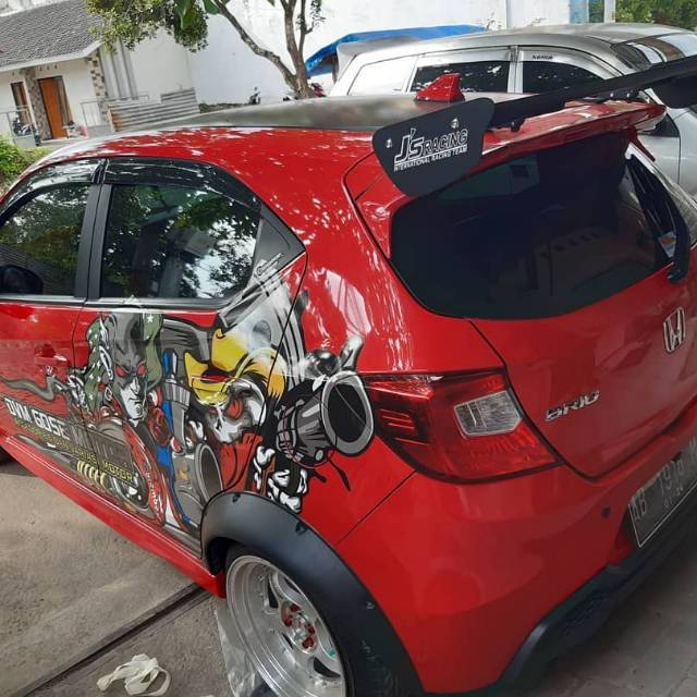 Spoiler gt wing all new honda brio