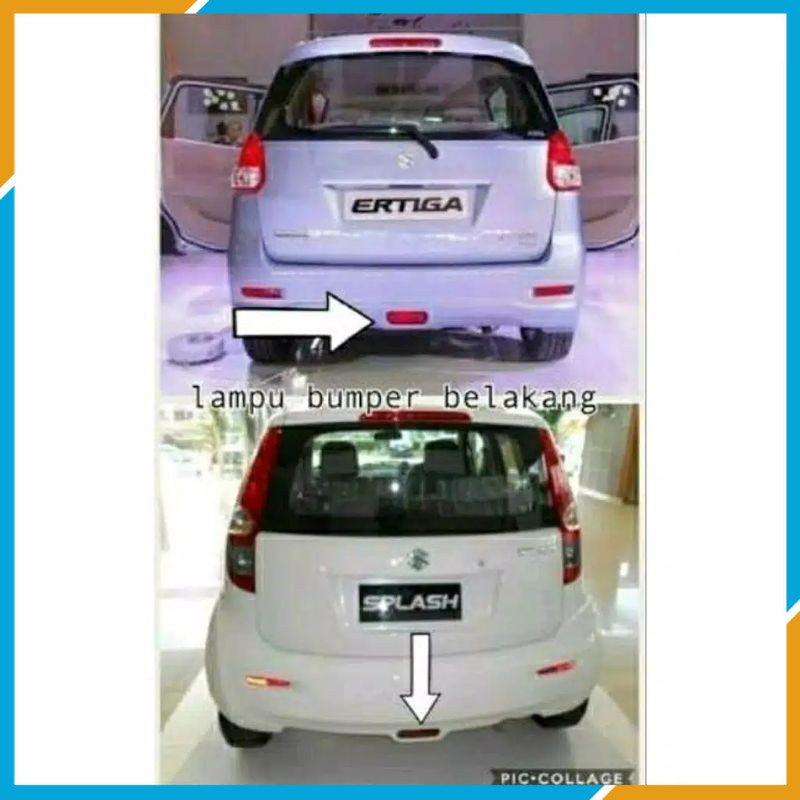 VARIASI LAMPU rear reflektor Bumper tengah belakang MOBIL suzuki ertiga dan splash