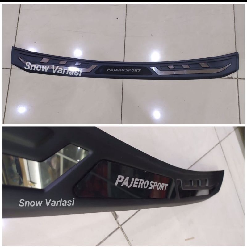 Sillplate Belakang All New Pajero 2021 2022 Up Deluxe Hitam Chrome