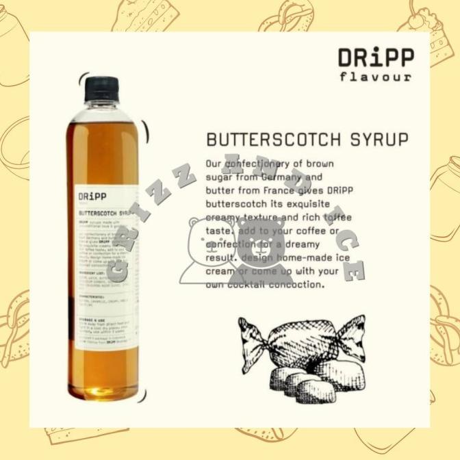 

DRIPP SYRUP / SIRUP BUTTERSCOTCH 760 ML - ORIGINAL