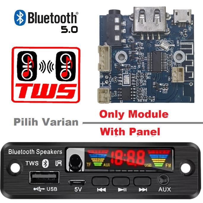 KIT MODUL Bluetooth 5.0 TWS MP3 USB Lossless PLAYER FM Radio Remote miror1m