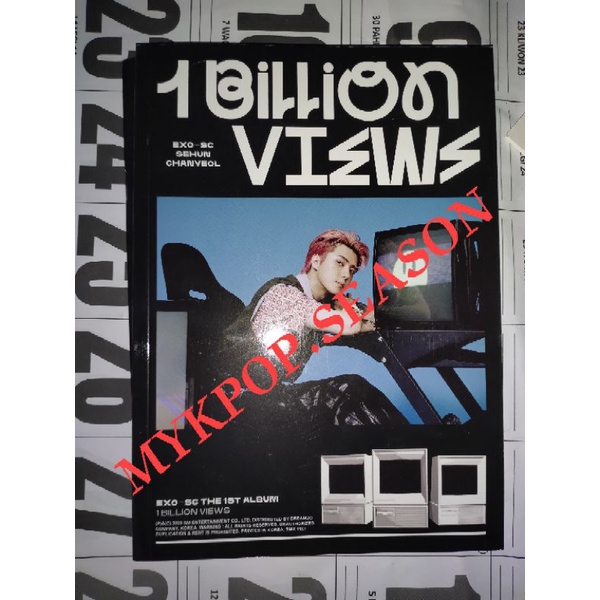 ALBUM UNSEALED EXO-SC 1BILLION VIEWS OCEAN VIEWS VERS SEHUN VERS/ALBUM ONLY/NO PC SEHUN CHANYEOL NCT