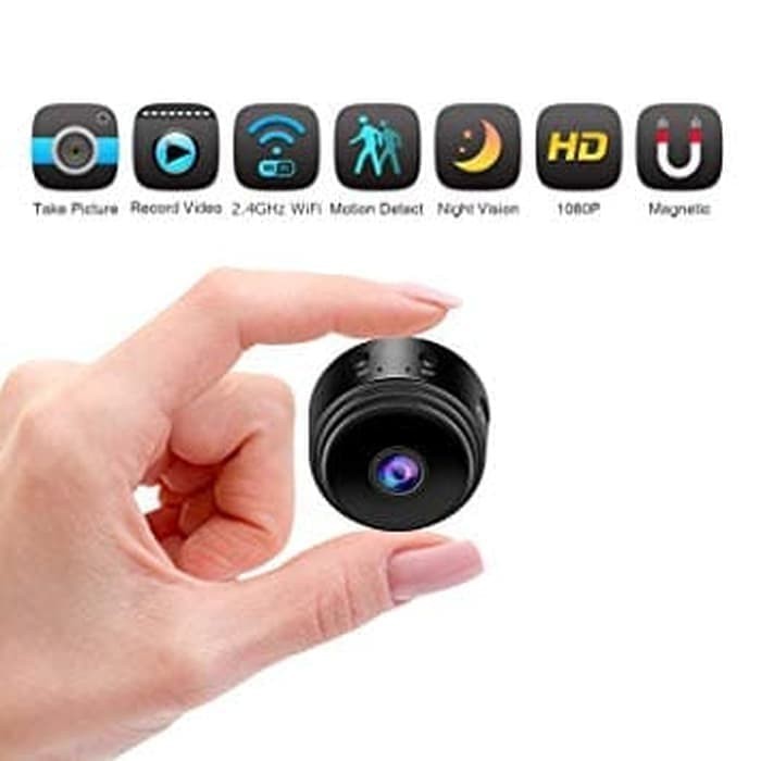 KAMERA PENGINTAI MINI WIFI CAMERA CCTV MINI TERSEMBUNYI SPY CAM HIDDEN IP CAMERA KECIL V380 HD JS115