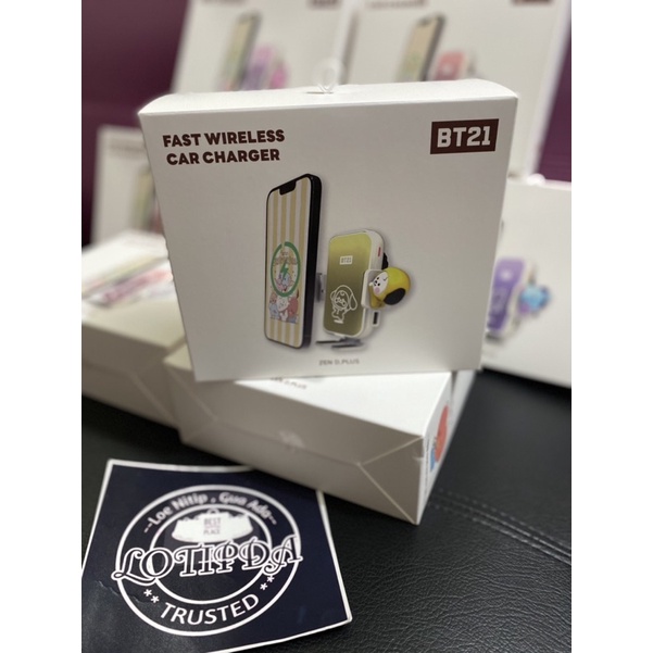 Image of READY STOCK - BT21 FAST WIRELESS CAR CHARGER OFFICIAL FROM LINE FRIENDS STORE #8