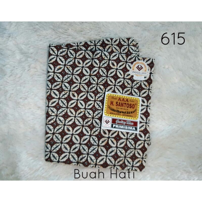 KAIN JARIK SANTOSO GADING MAS / KAIN BATIK WARNA GADING