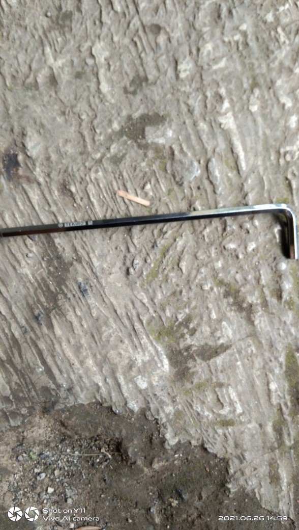 Tekiro Kunci L Eceran Panjang 2mm, 2.5mm, 3mm, 4mm, 5mm