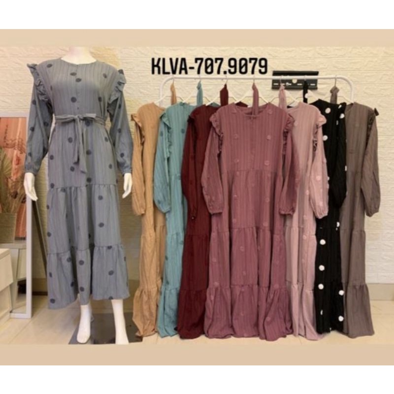 Gamis Serat Kayu Pompom by Koliva