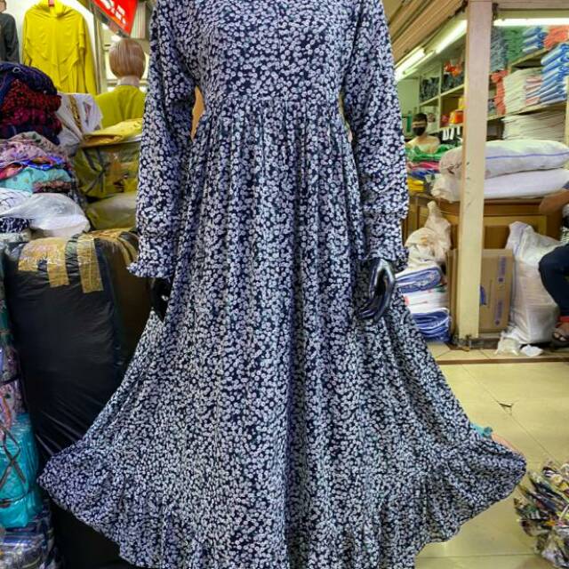 Gamis Cantik Frilla Motif WNV