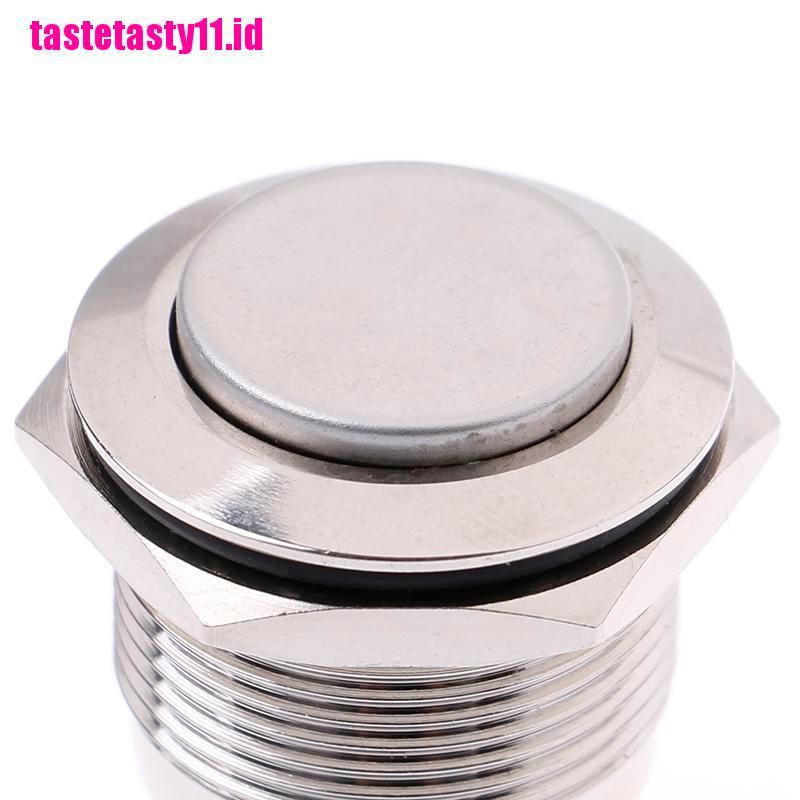 1 Pc Tombol Tekan momentary Bahan Logam Tahan Air Ukuran 19mm