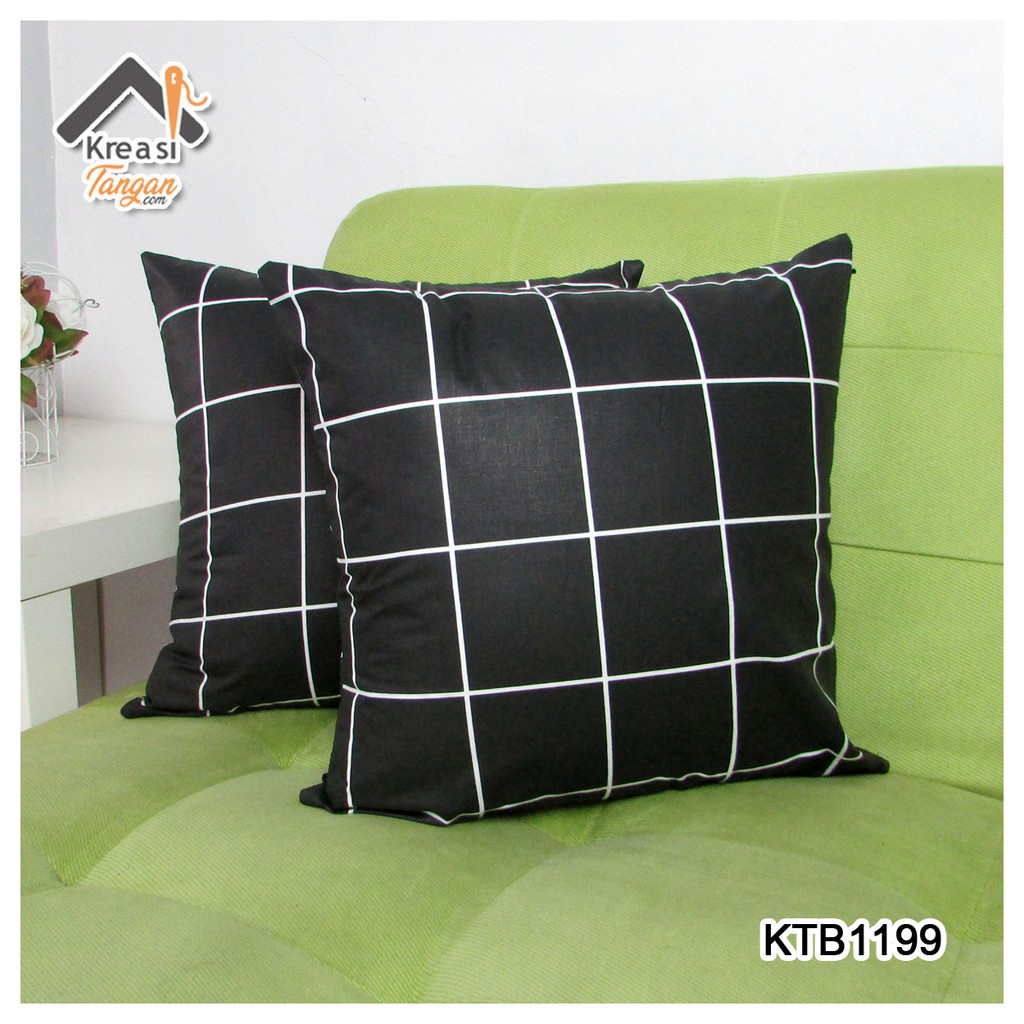 Sarung Bantal Sofa Ukuran 30x50, 40x40, 45x45, 50x50, 60x60, 70x70 - KTB1199