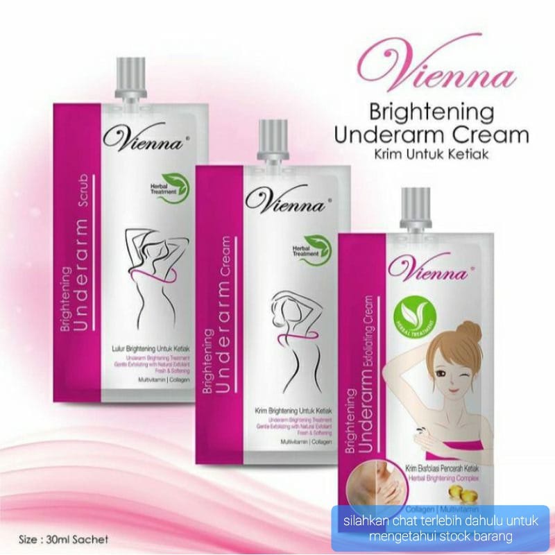 VIENNA UNDERARM TREATMENT CREAM 30ML SACHET - PEMUTIH KETIAK