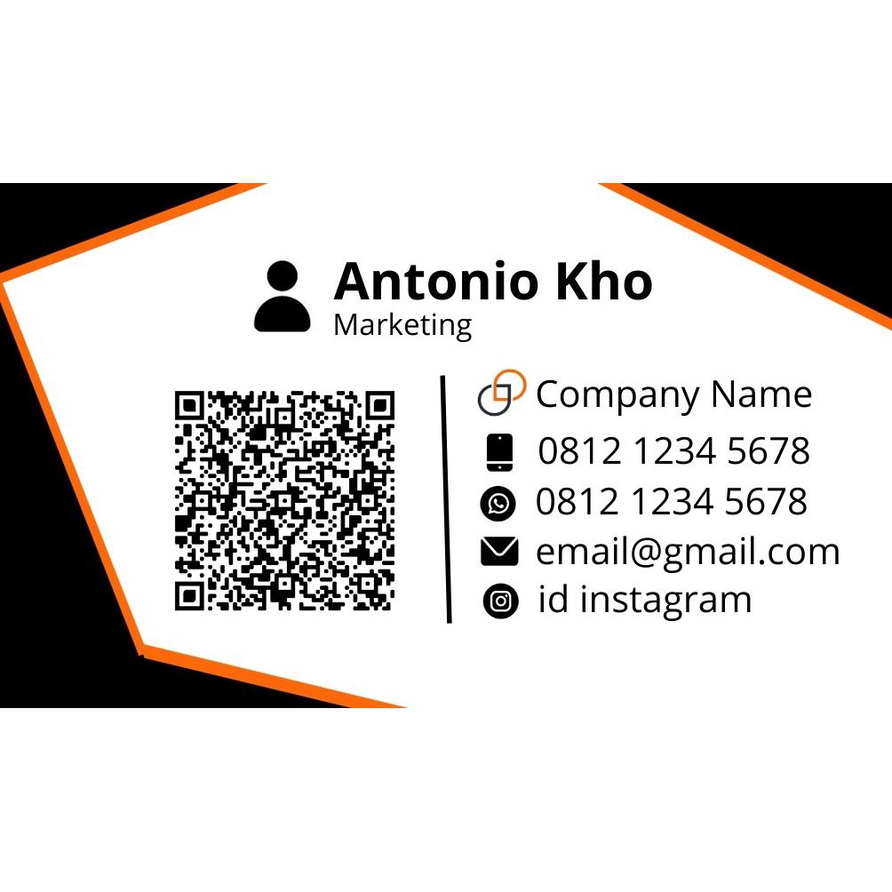 

Design dengan QR Code (Kartu Nama , Katalog Produk , Kartu Garansi)