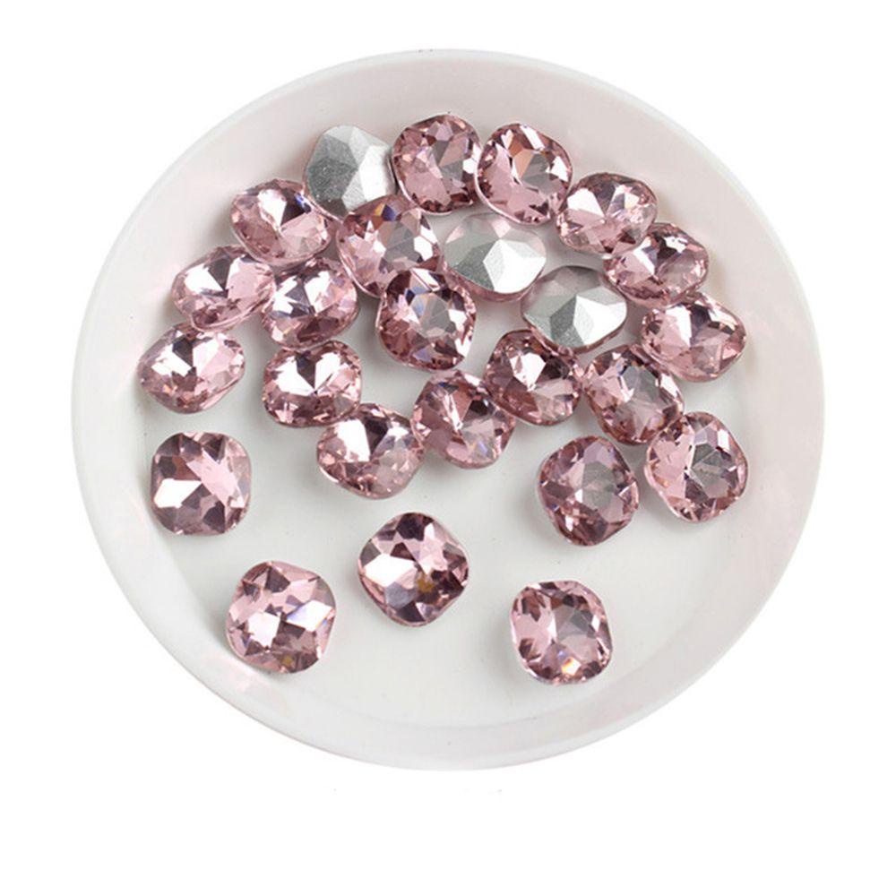 Augustina Paku Charms Menunjuk Bawah Kristal Kuku Kecantikan Hiasan Kuku Manikur Aksesoris DIY Bahan Kuku Nail Art Berlian Imitasi