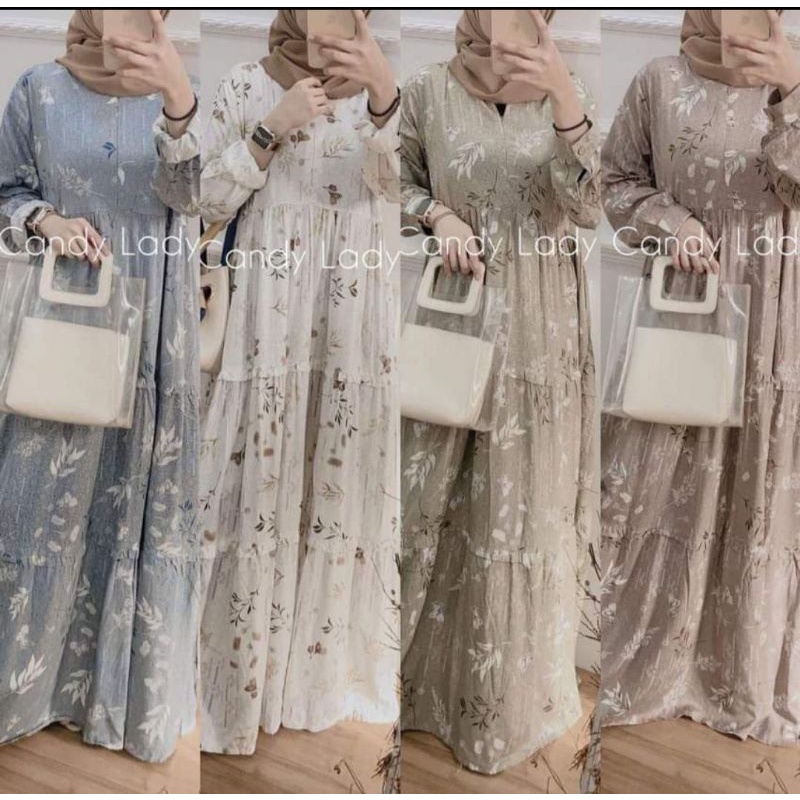 Gamis Viral Rayon Halus//Gamis Rayon Premium