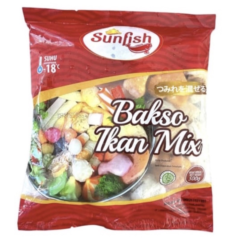 

Sunfish Bakso Ikan Mix 500 Gram