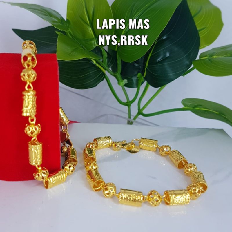 gelang lapis mas,awet,tahan lama