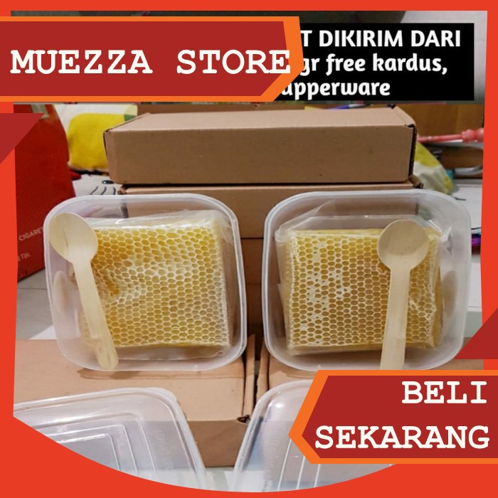 

Madu Sarang Asli / Sarang Madu / Madu Murni / Honey Comb / Raw Honey / Madu Sarang Asli 250 gram