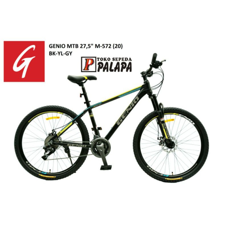 MTB 27.5 GENIO M - 572 Alloy SEPEDA GUNUNG By United