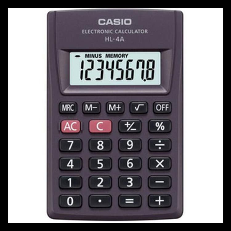 

Hot Product Casio Hl-4A Pocket Calculator Barang Bagus