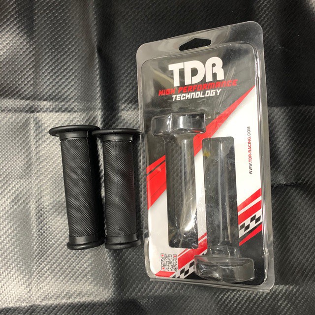 sepasang handgrip [ TDR ] Handgrip tdr ori /Grip tdr hitam polos / Hand Grip karet tdr universal bisa untuk semua sepeda motor