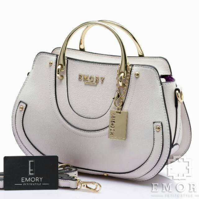 Best seller tas cantik EMORY. Original brand, Sisa putih dan cream.