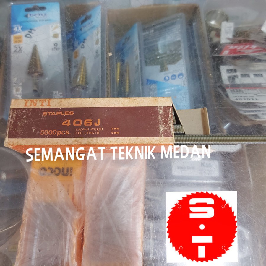

6mm PAKU STAPLES TEMBAK REFILL NAIL NAILER GUN U kecil 6mm 406J 406 J