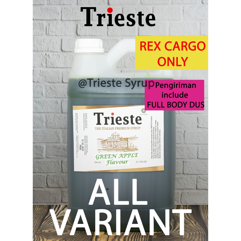

Ay00! Trieste Syrup Kemasan Jerigen Isi 5 Liter