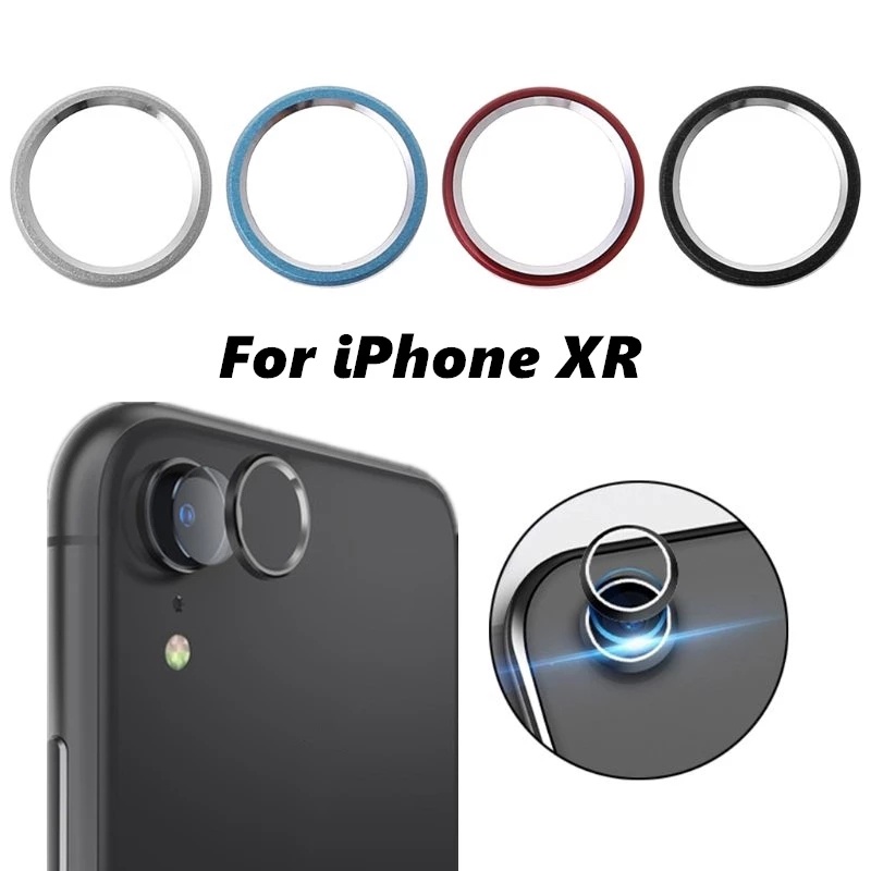 1Pc Aluminum Alloy Camera Lens Protection Circle / For iphone XR