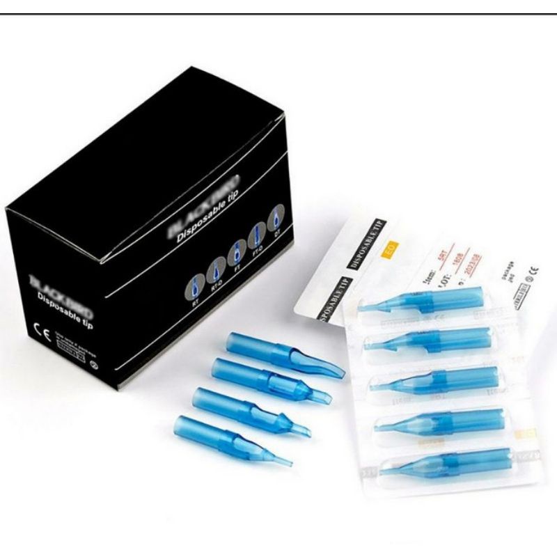 Ujung jarum / Dispotip ujung jarum tato 1pcs / biji