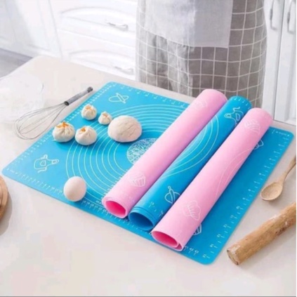 VI554 Alas Adonan Rolling dengan Silikon Anti-Lengket Baking Mat Untuk Fondant Kue