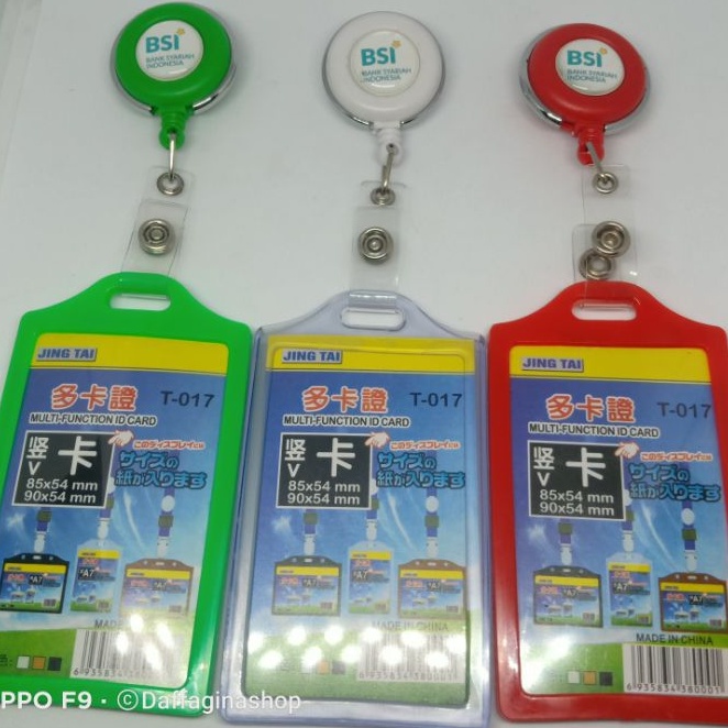 

Gantungan Id Card Holder Logo Bank BSI