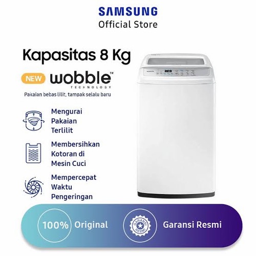 mesin cuci Samsung 8kg wobble series WA80H4200SW