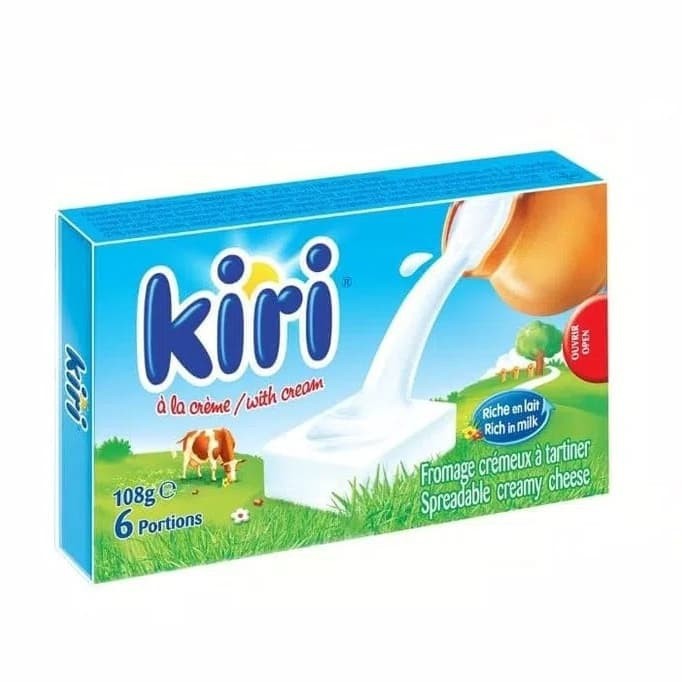 

Kiri keju cream cheese 6 porsi mpasi 108gram 108 gram
