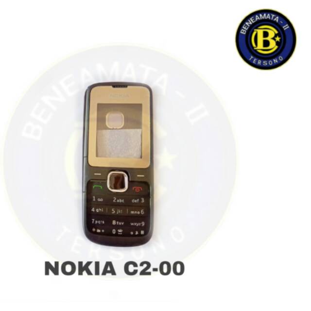 CASING NOKIA C2-00 NOKIA C2 00 ORIGINAL TUTUP DEPAN BELAKANG