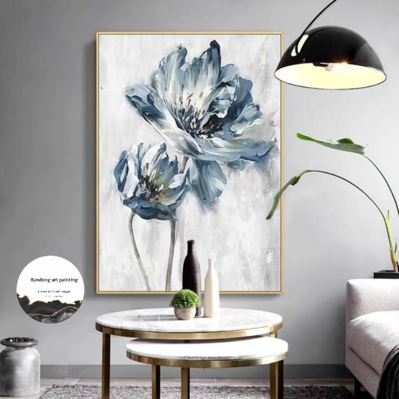 

lukisan bunga minimalis