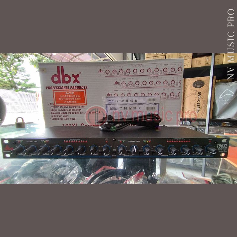DBX 166XL COMPRESOR/LIMITER/GATE ORIGINAL