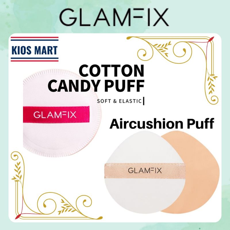 Glam Fix Professional Aircushion Puff / Cotton Candy Puff / Spons Make Up Glam Fix