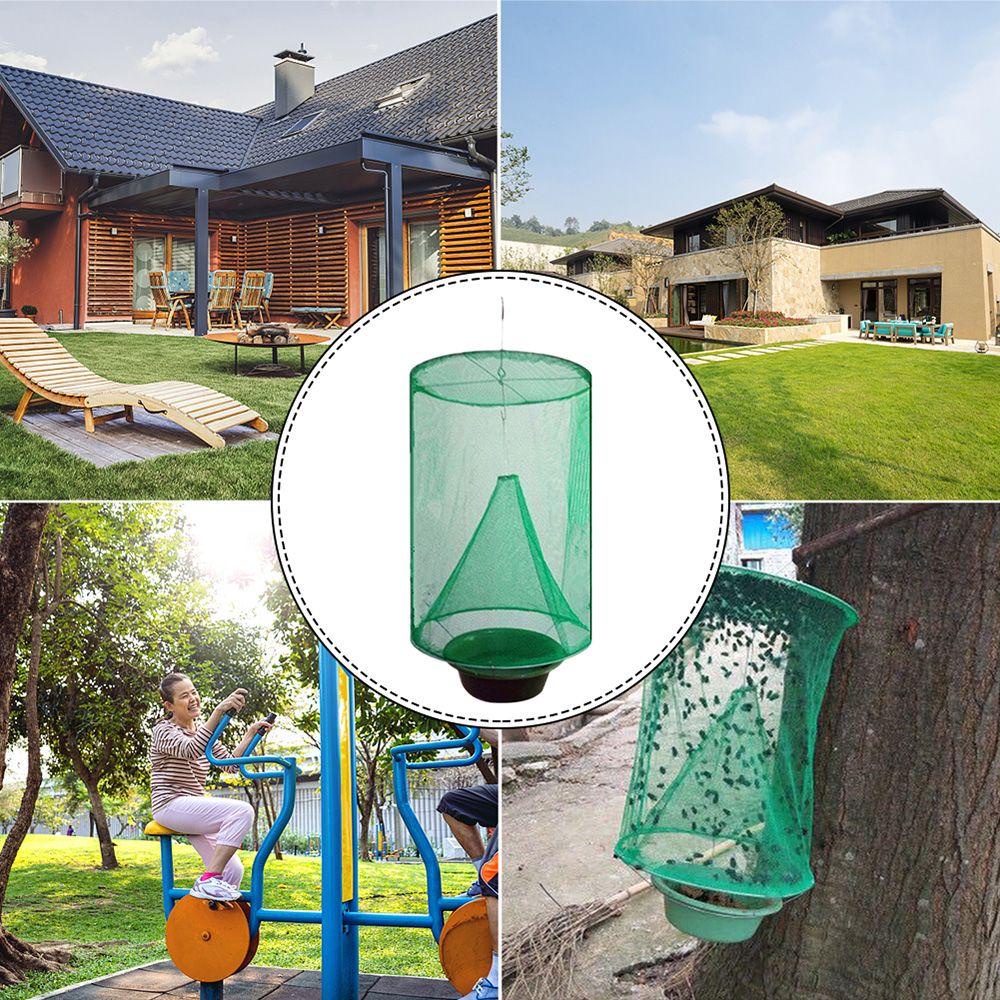 [Elegan] Fly Catcher Reusable Summer Garden Outdoor Ranch Farms Restoran Perangkap Lalat Kandang Net Killer Pest