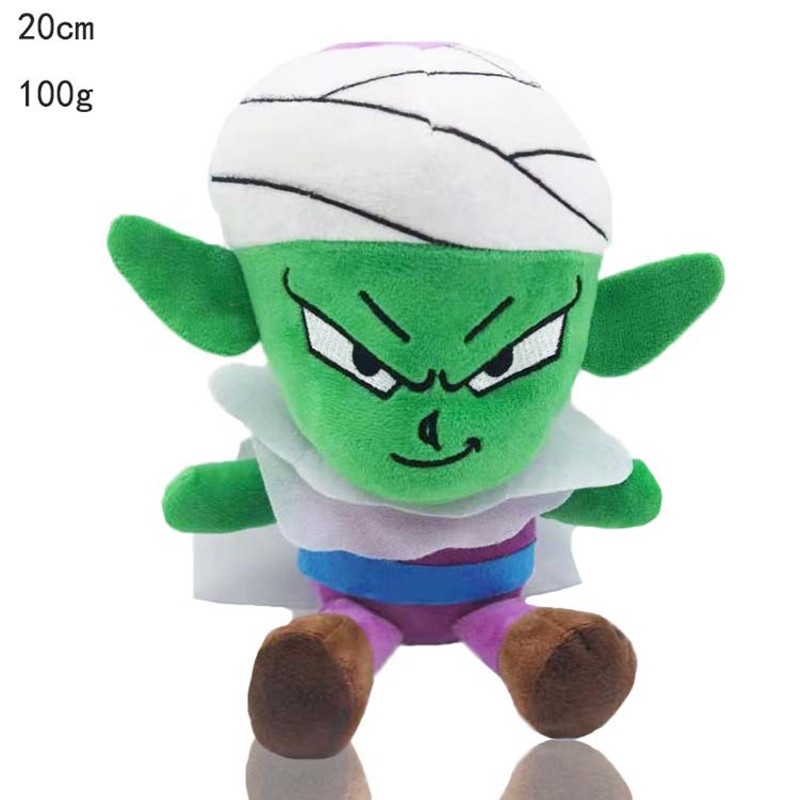 Mainan Boneka Stuffed Plush Dragon Ball Super Saiyan Goku Vegeta Bick Majin Buu Trunks 20CM Untuk Anak