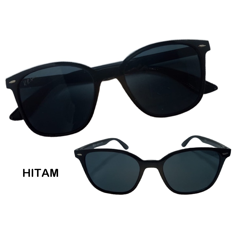 New Model!! Kacamata Hitam Fashion Wanita Pria Frame Square Model Trendy Kacamata Gaya Fashion Laki laki dan Perempuan Korea Style Kacamata Anti Silau Sinar UV Retro