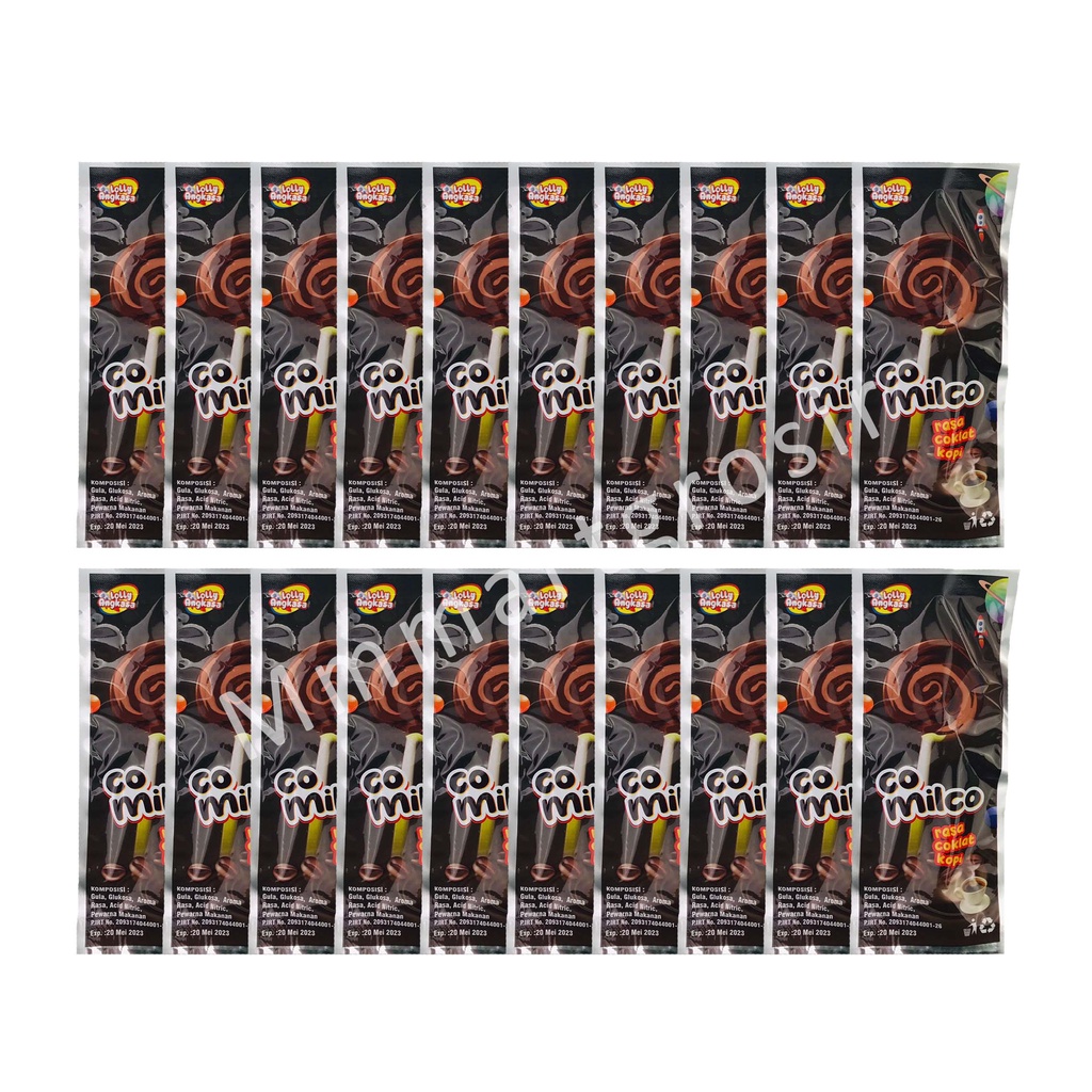 Permen Loly Angkasa / Permen Comilco / Rasa Coklat Kopi / Isi 20pcs