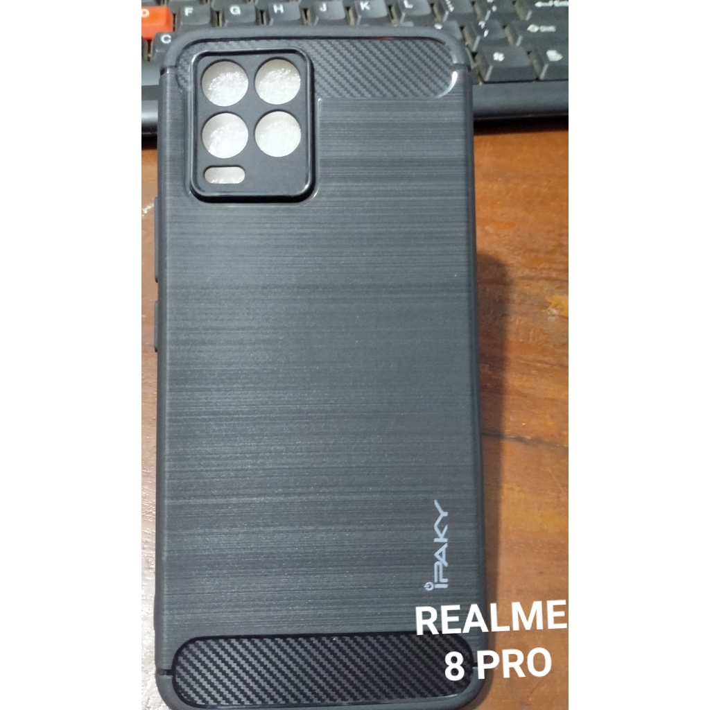 REALME C25 CASE CARBON IPAKY PELINDUNG KAMERA