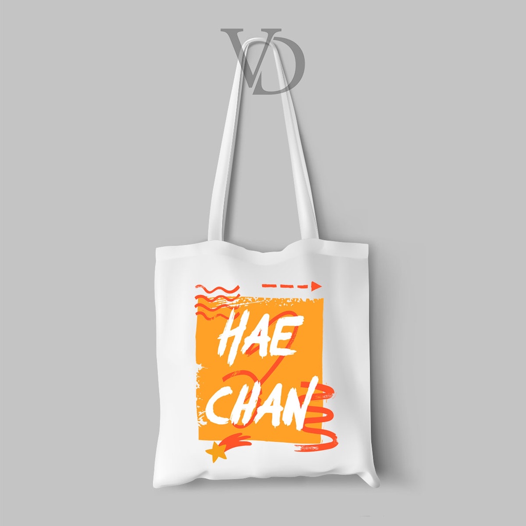 Tote bag totebag Kanvas Bergambar Tulisan Nama NCT Dream nct 127 nct cafe / tas belanja