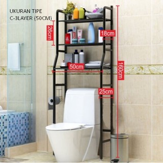Ukuran Besar Rak Mesin Cuci Organizer 3 Susun Layer Rak Ukuran Besar Rak Mesin Cuci Organizer 3 Susun Layer Rak