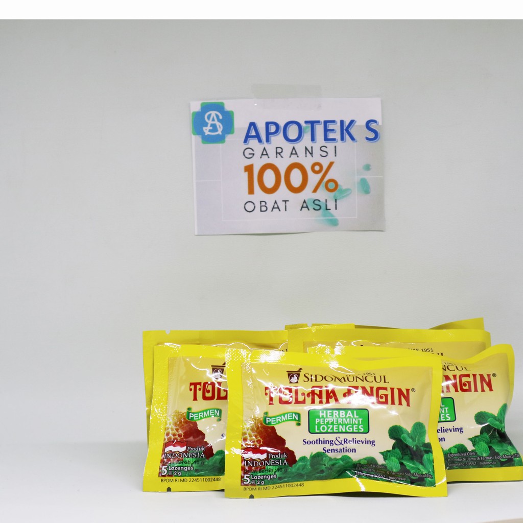 

Permen Tolak Angin ( Isi 5 Butir )